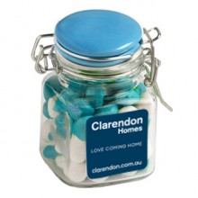 CHEWY FRUITS (SKITTLE LOOK ALIKE) IN CLIP LOCK JAR 80G